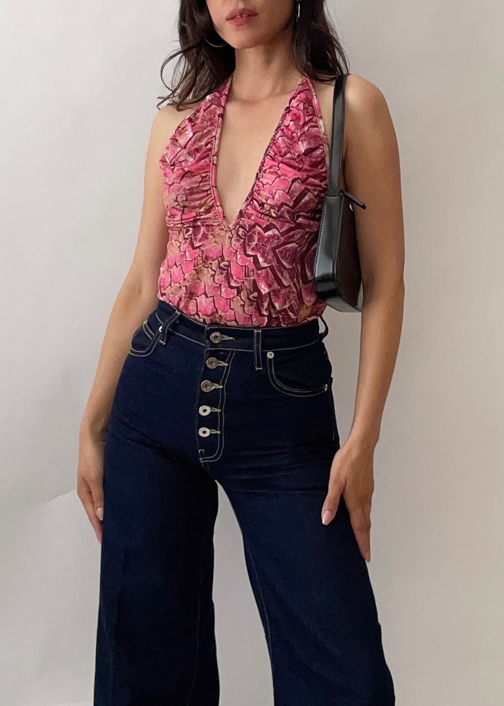 Vintage Just Cavalli Shell Halter Top