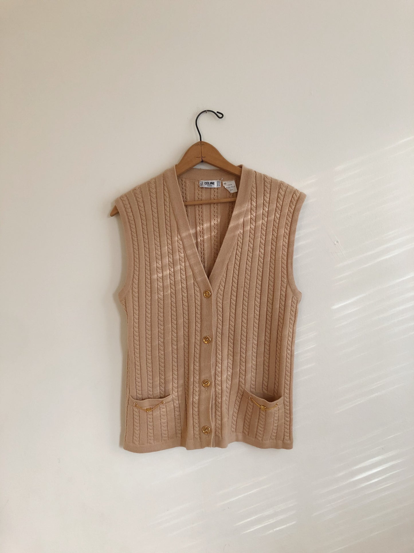 VIntage Céline Wool Vest