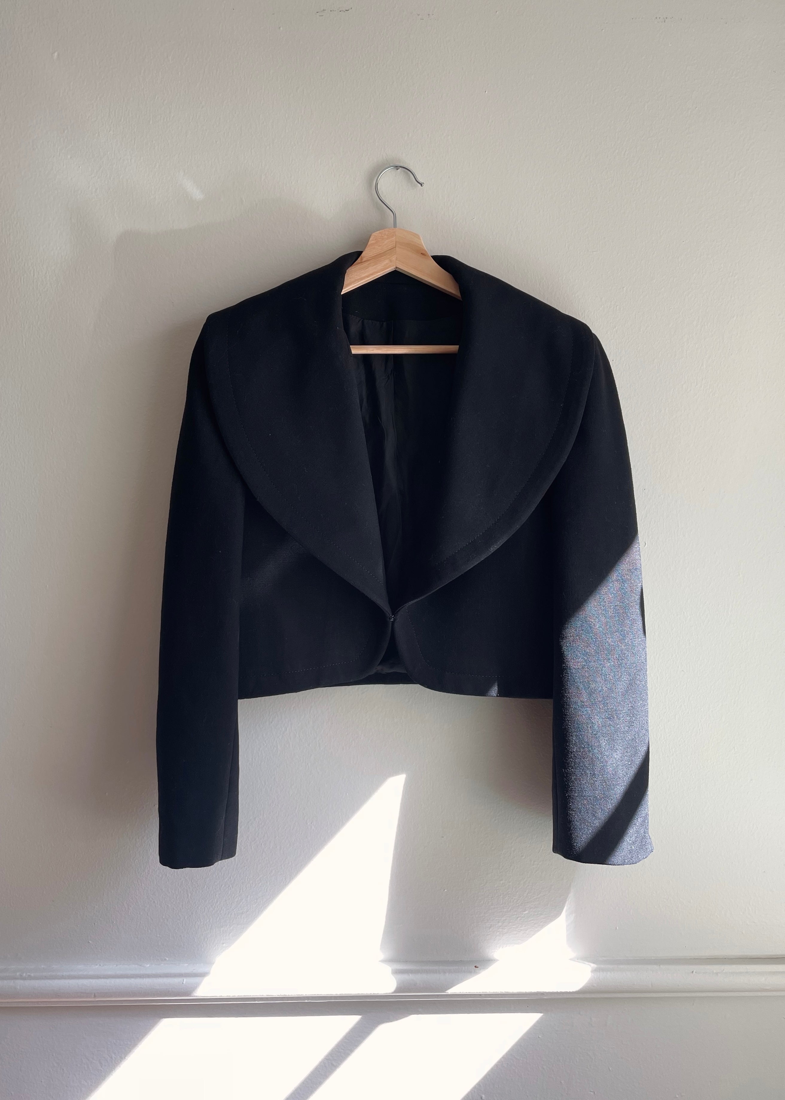 Vintage Oversized Collar Wool Jacket