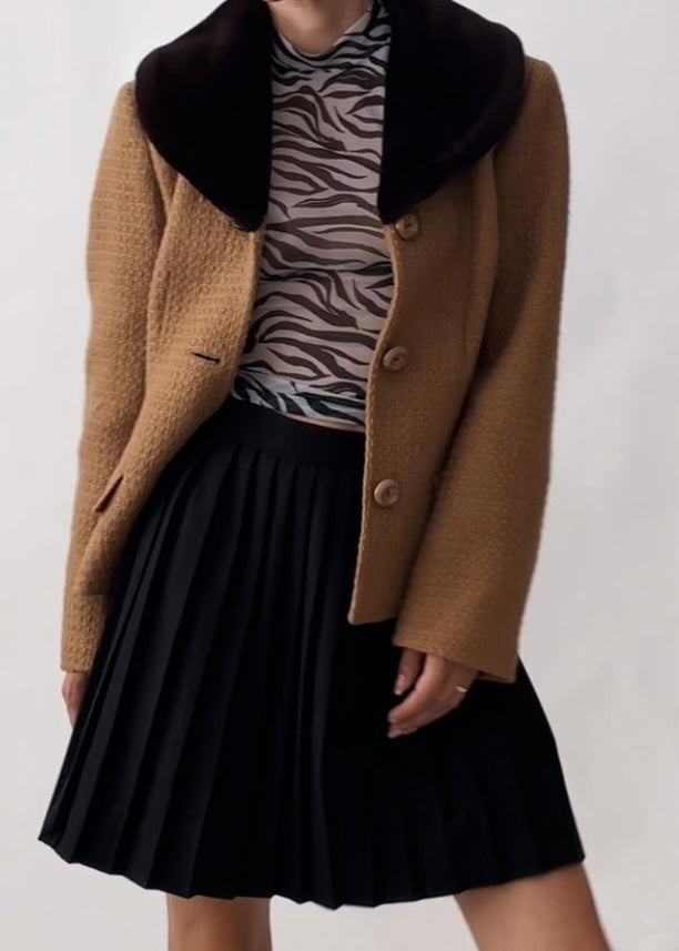 D&G Faux Fur Coat Jacket