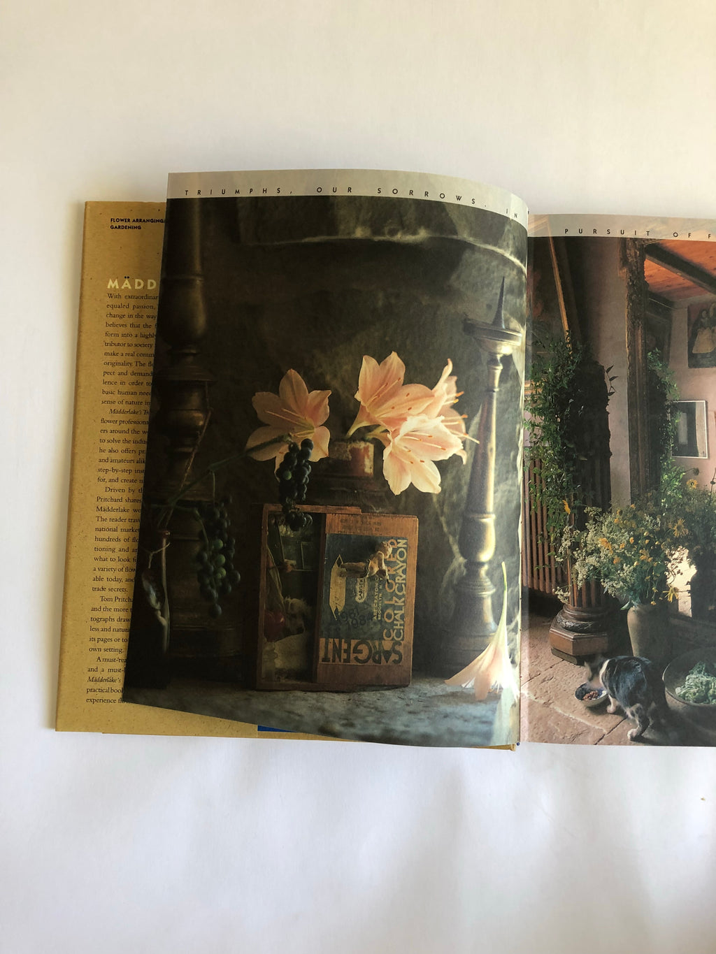 Finding and Arranging Flowers Book