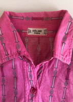 Céline Horsebit Pink Polo