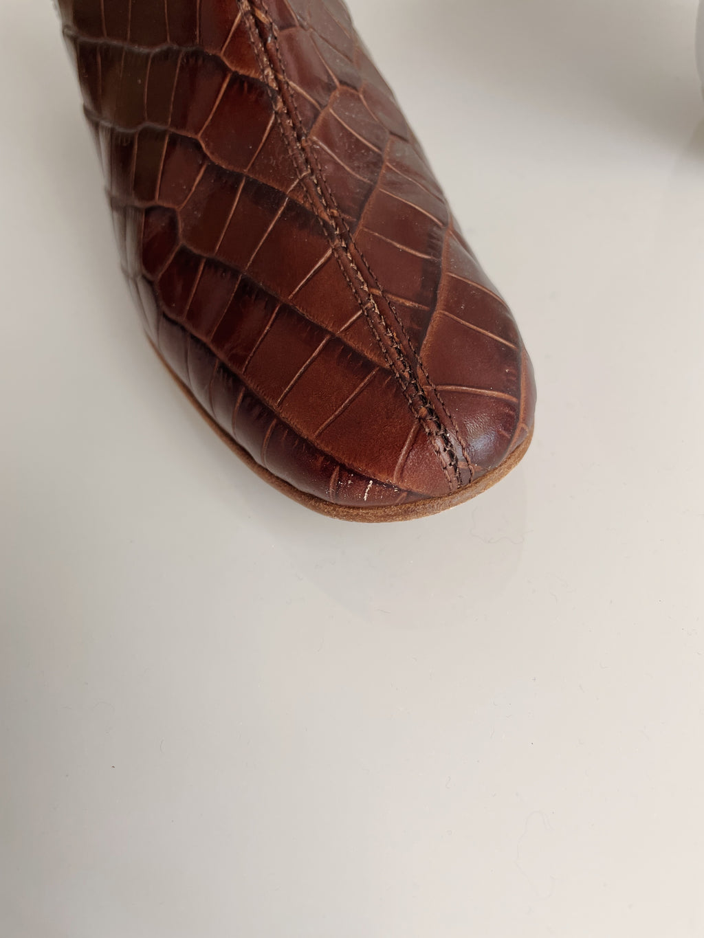 By Far Sofia Croc Nutella Boots