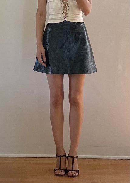 Courrèges Patent Mini Skirt