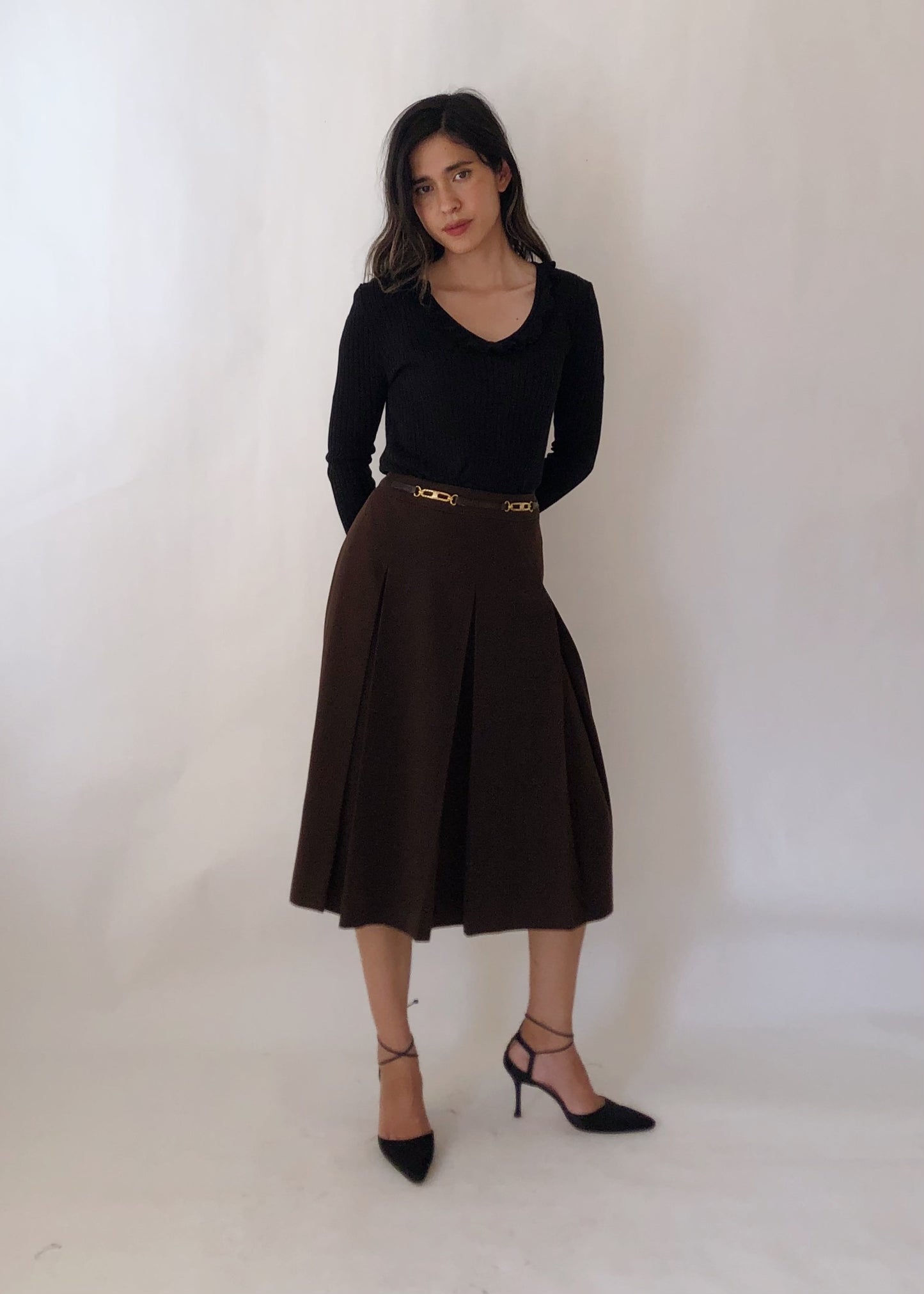 Vintage Celine Wool Skirt