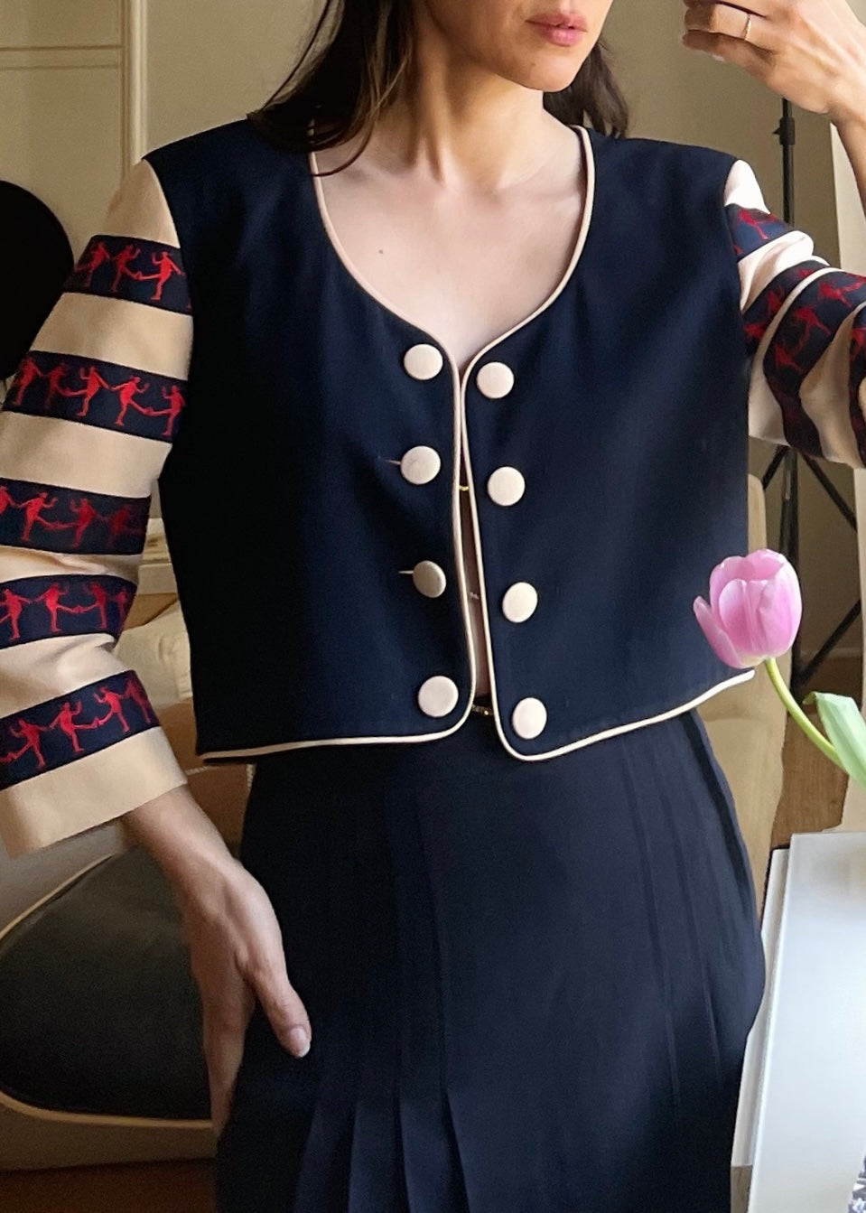 Vintage Moschino People Dancing Bolero