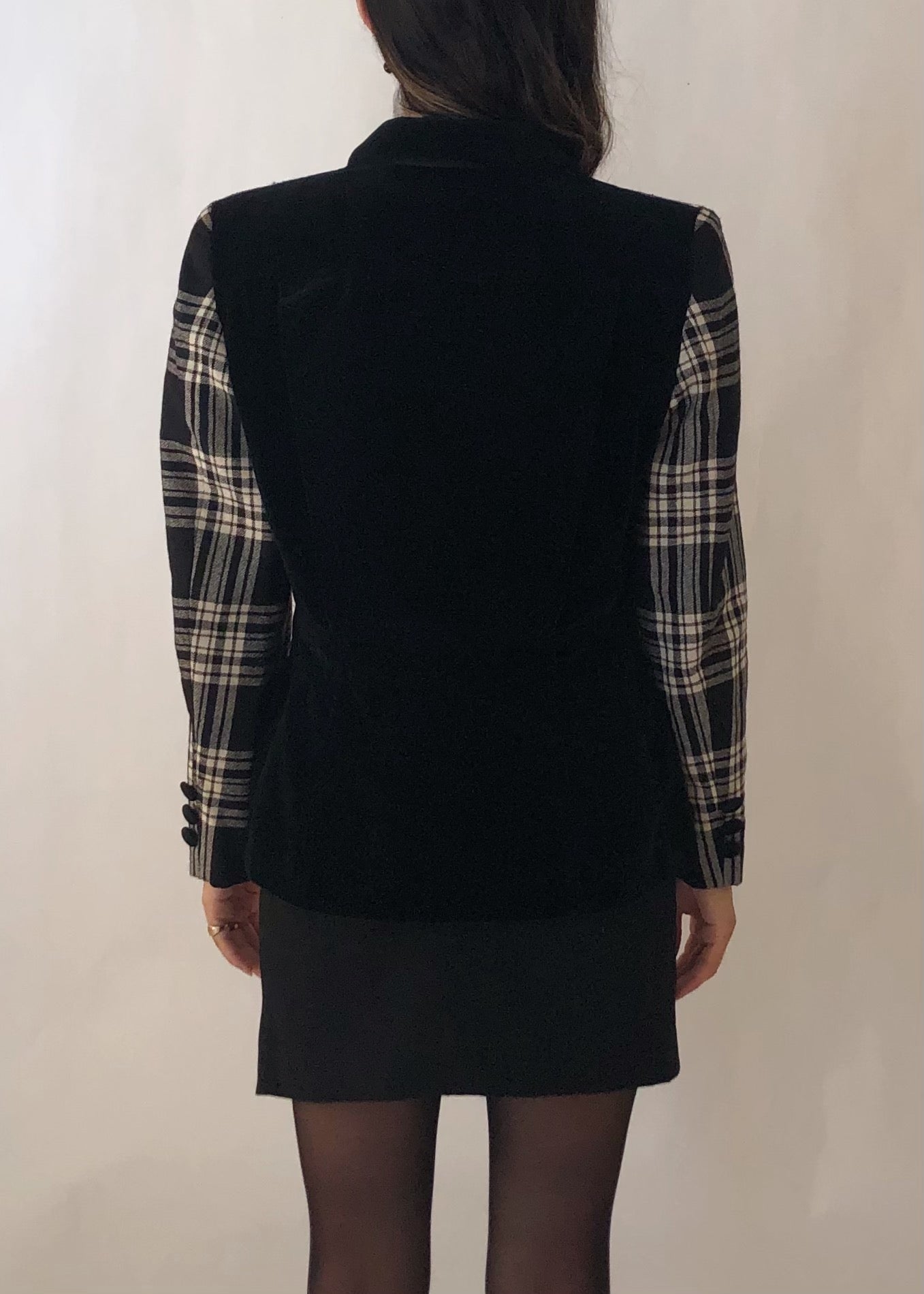 Vintage Moschino Tartan Blazer