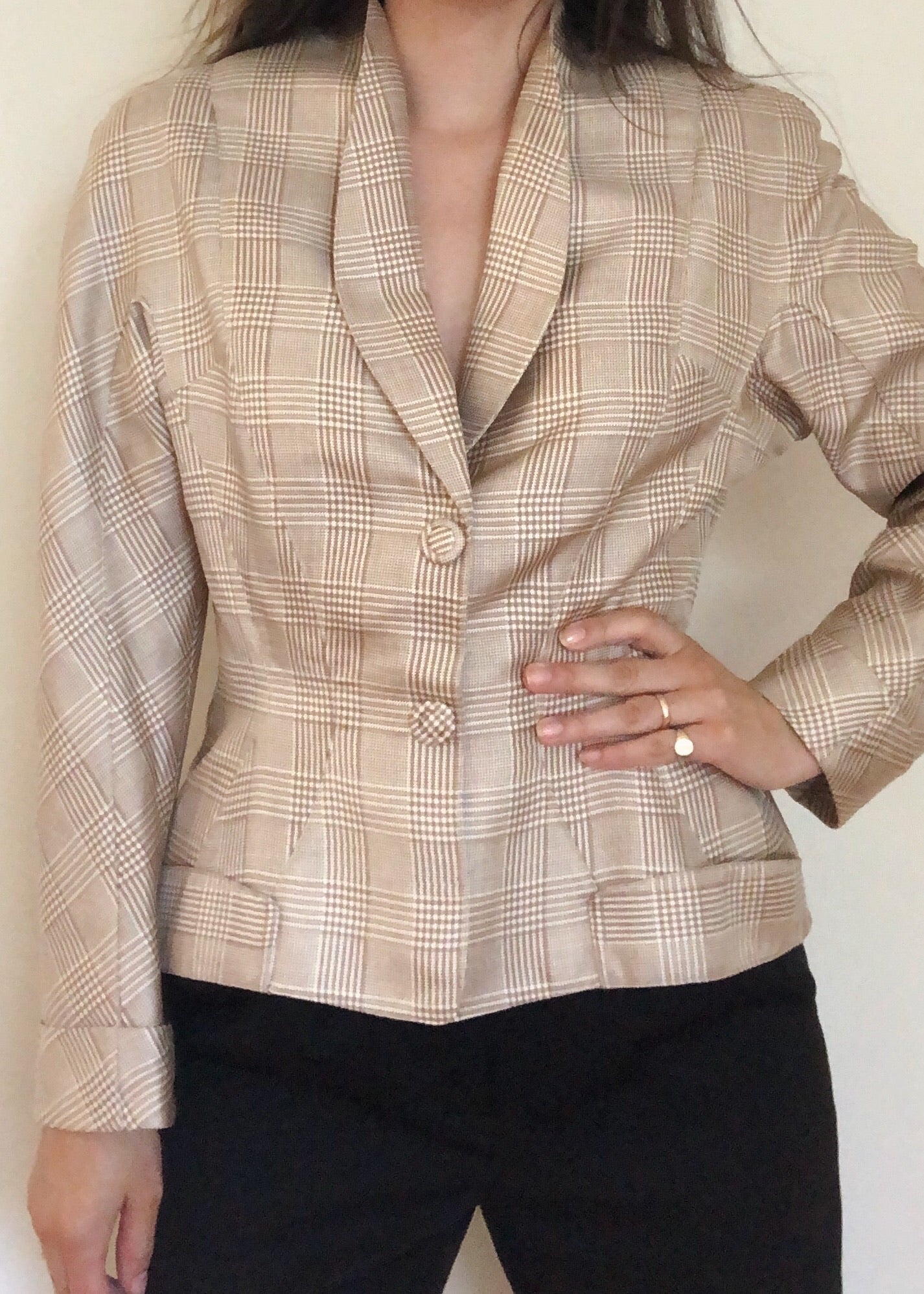 Vintage Thierry Mugler Sculptural Silk Jacket