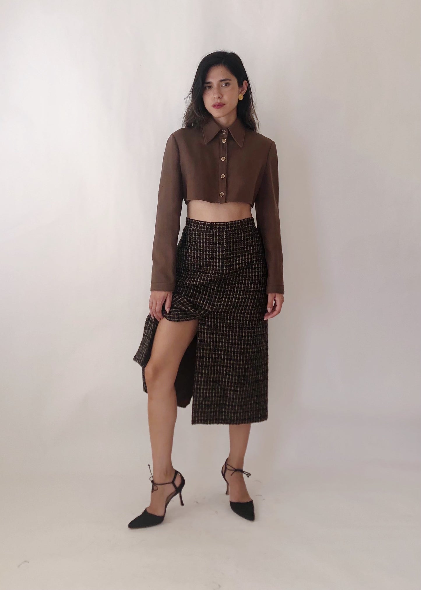 Vintage Missoni Wool Slit Skirt