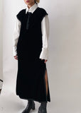 Vintage YSL Velvet Dress
