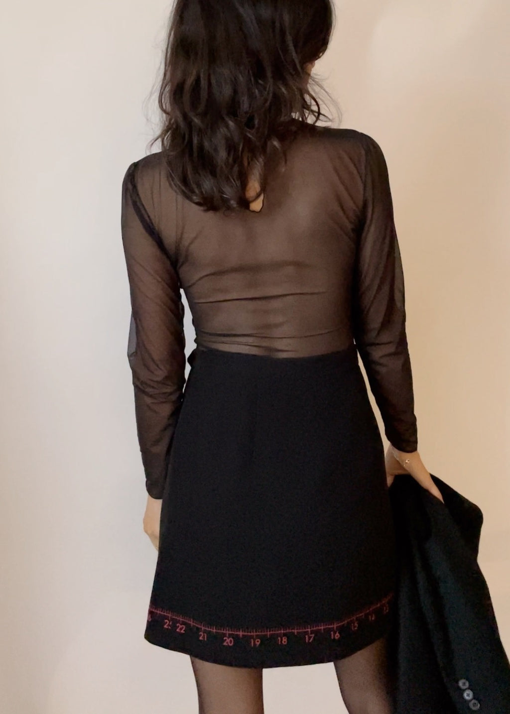 Moschino Mini Black Skirt