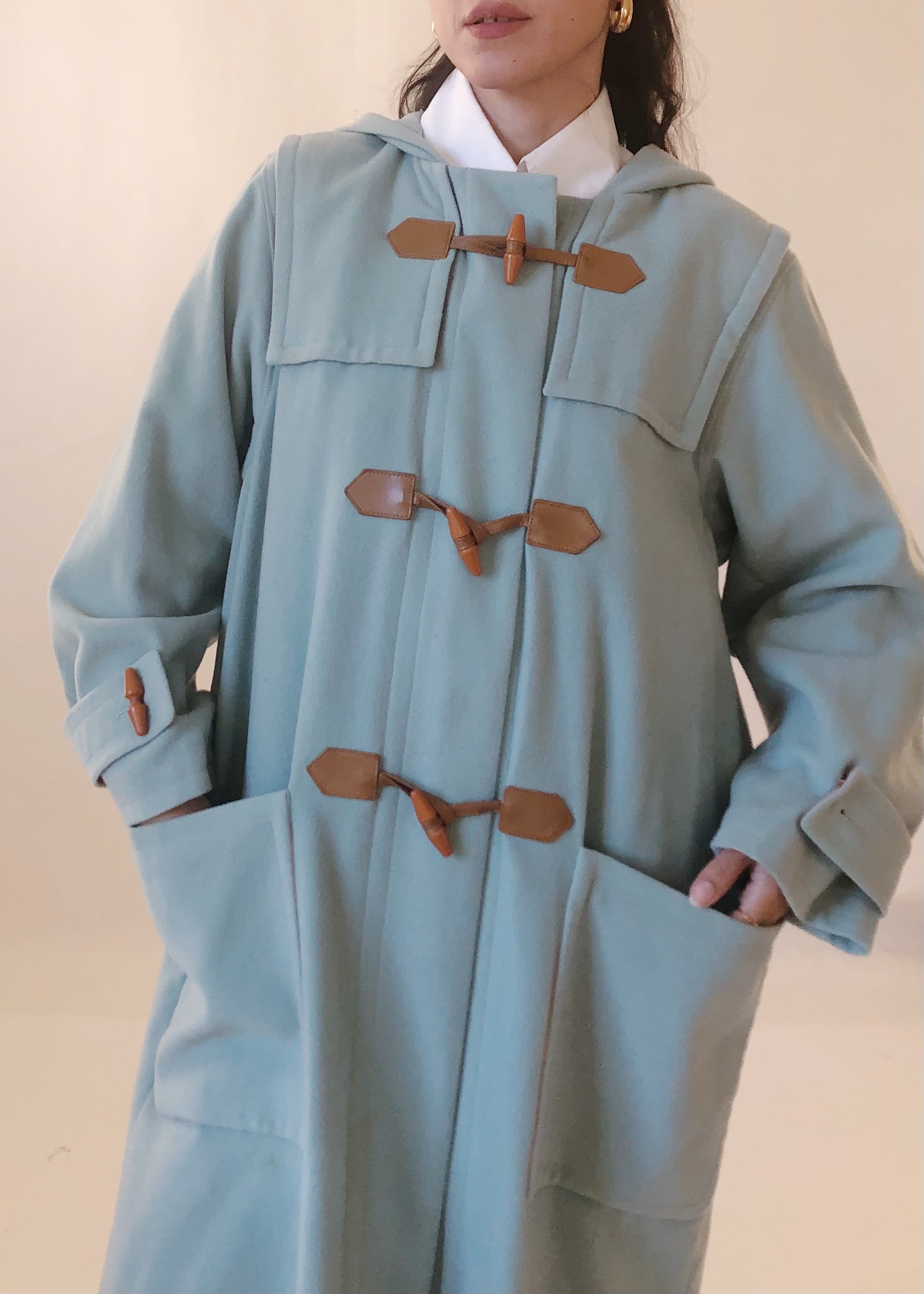 VIntage YSL Wool Cashmere Toggle Coat