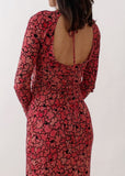 Anna Molinari Silk Red Dress