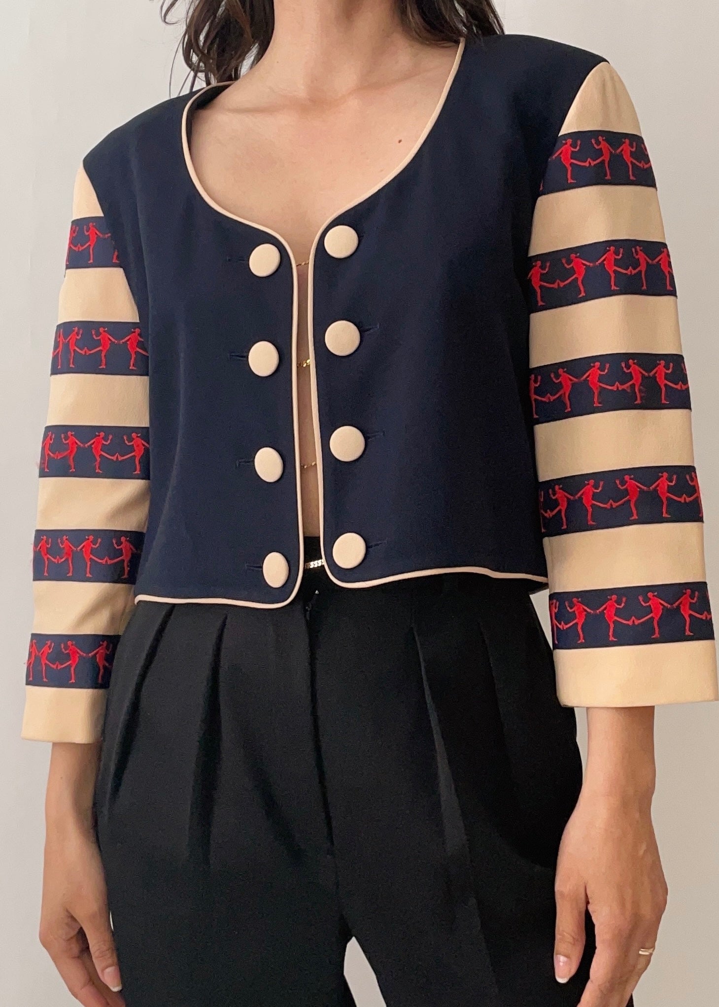 Vintage Moschino People Dancing Bolero