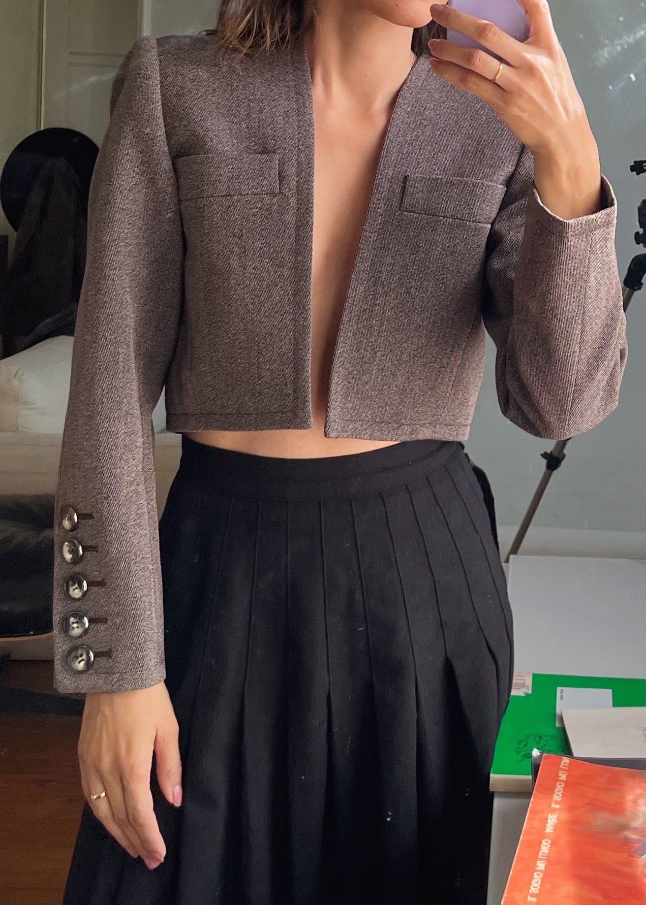 Vintage YSL Crop Blazer