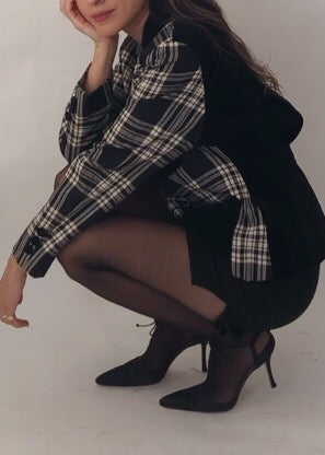 Vintage Moschino Tartan Blazer