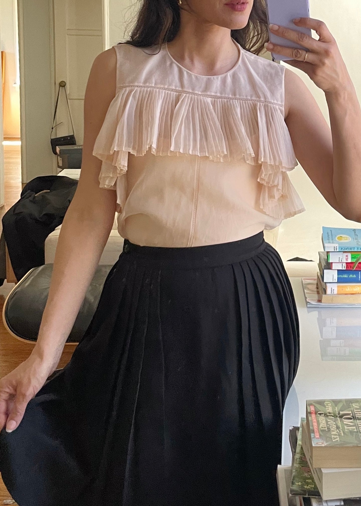 Vintage Chloe Ruffle Top