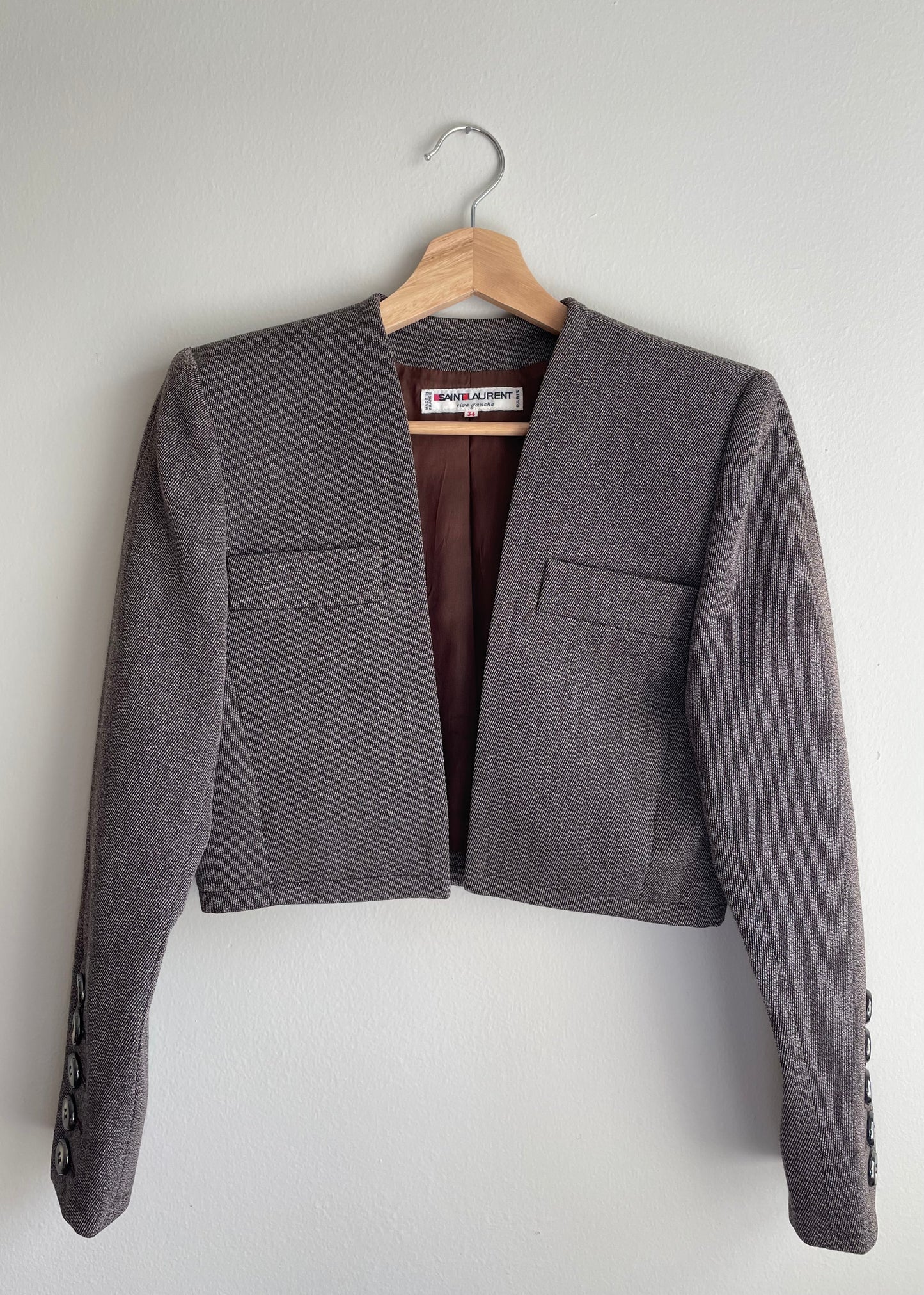 Vintage YSL Crop Blazer