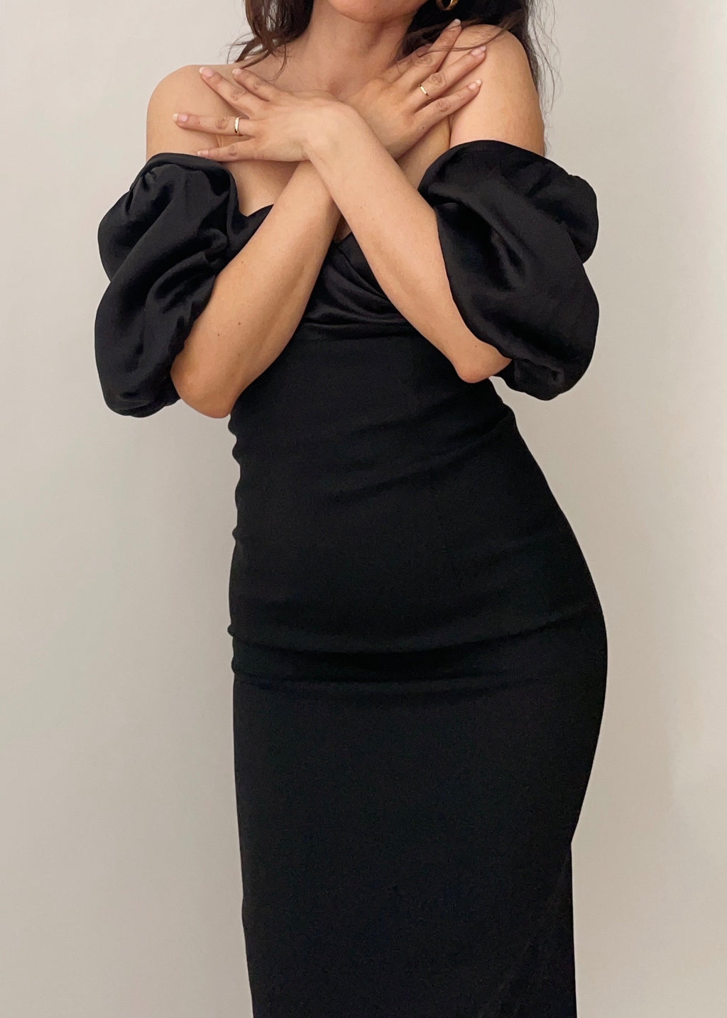 Vintage Moschino Silk Bow Dress