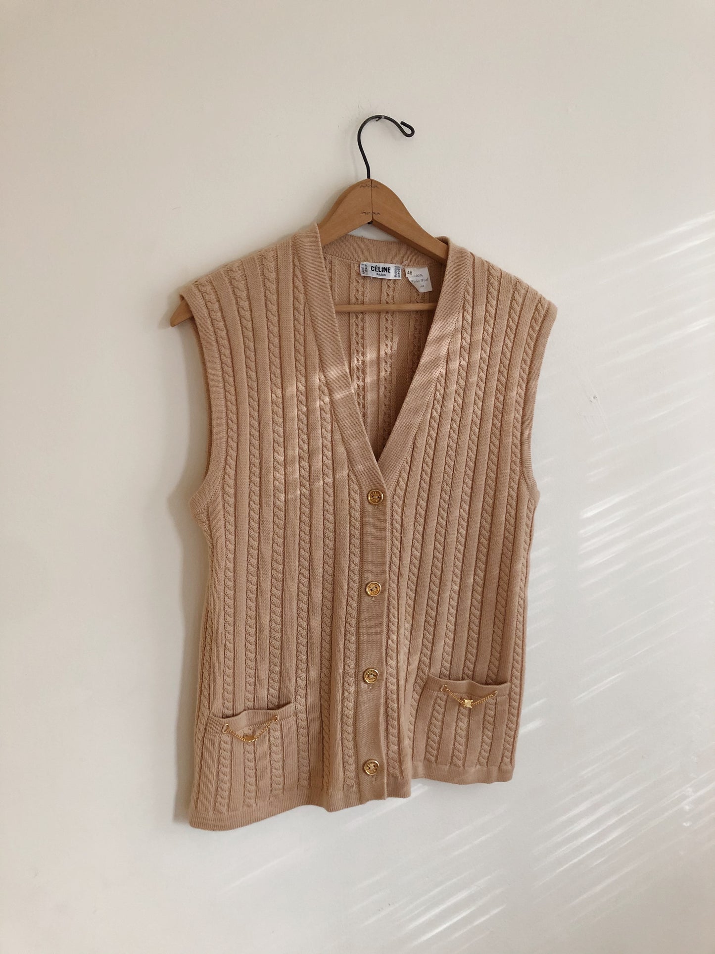 VIntage Céline Wool Vest