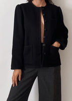 Vintage YSL Black Wool Jacket