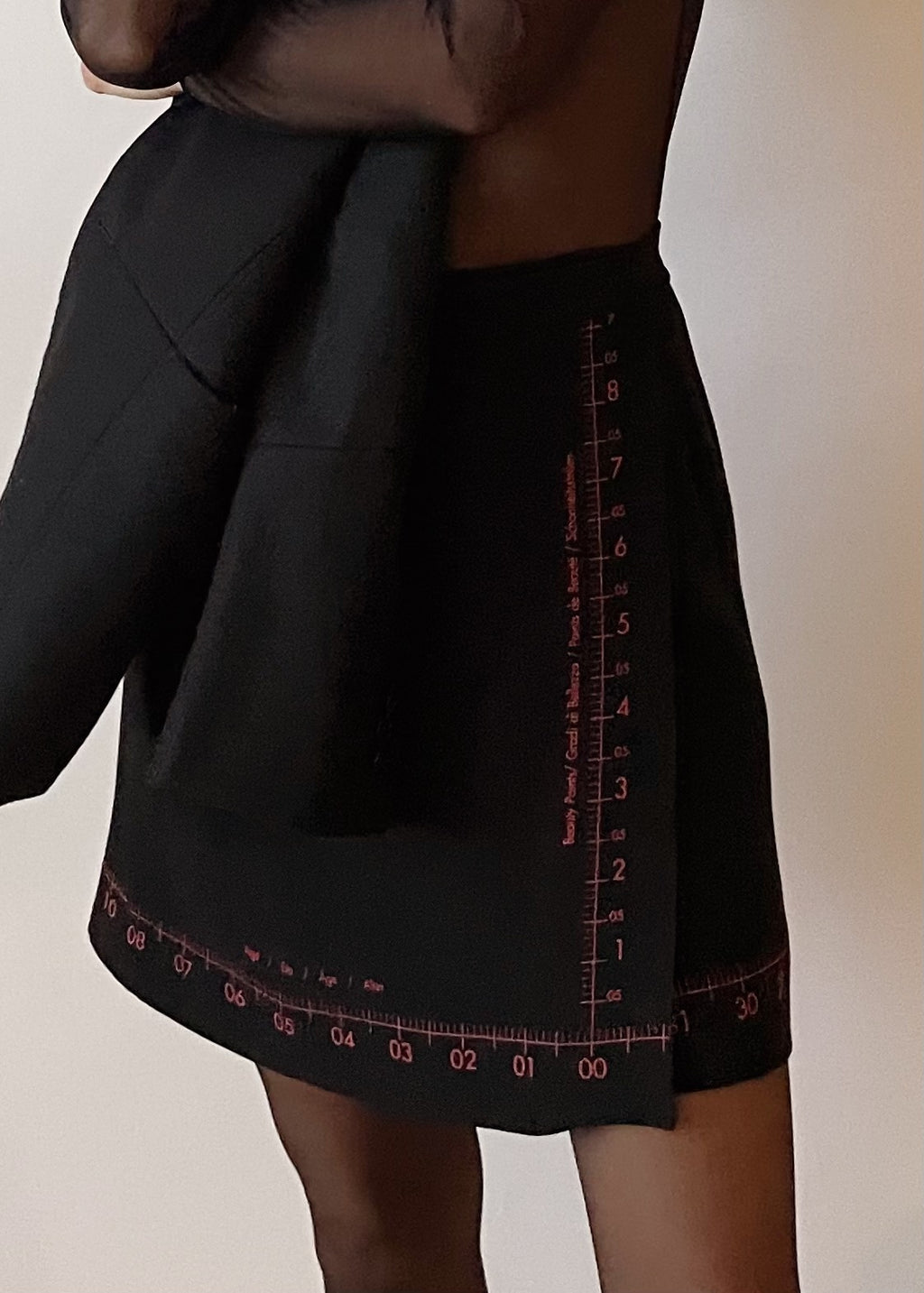 Moschino Mini Black Skirt
