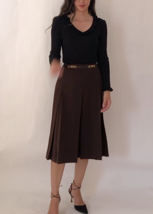 Vintage Celine Wool Skirt